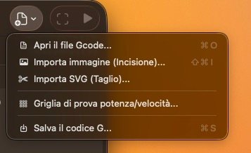 Lùmen project save and load menu